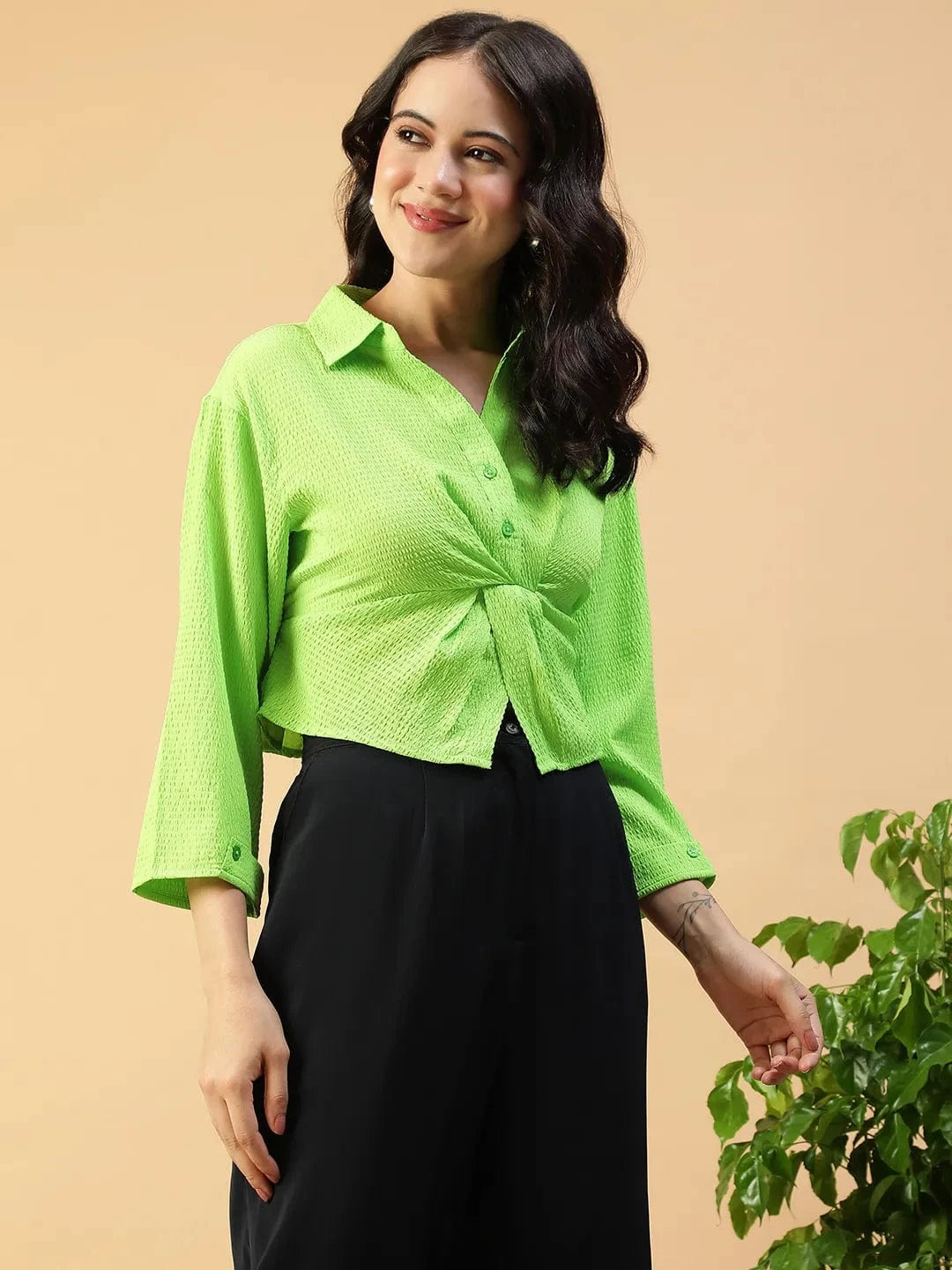 Women Green Shirt