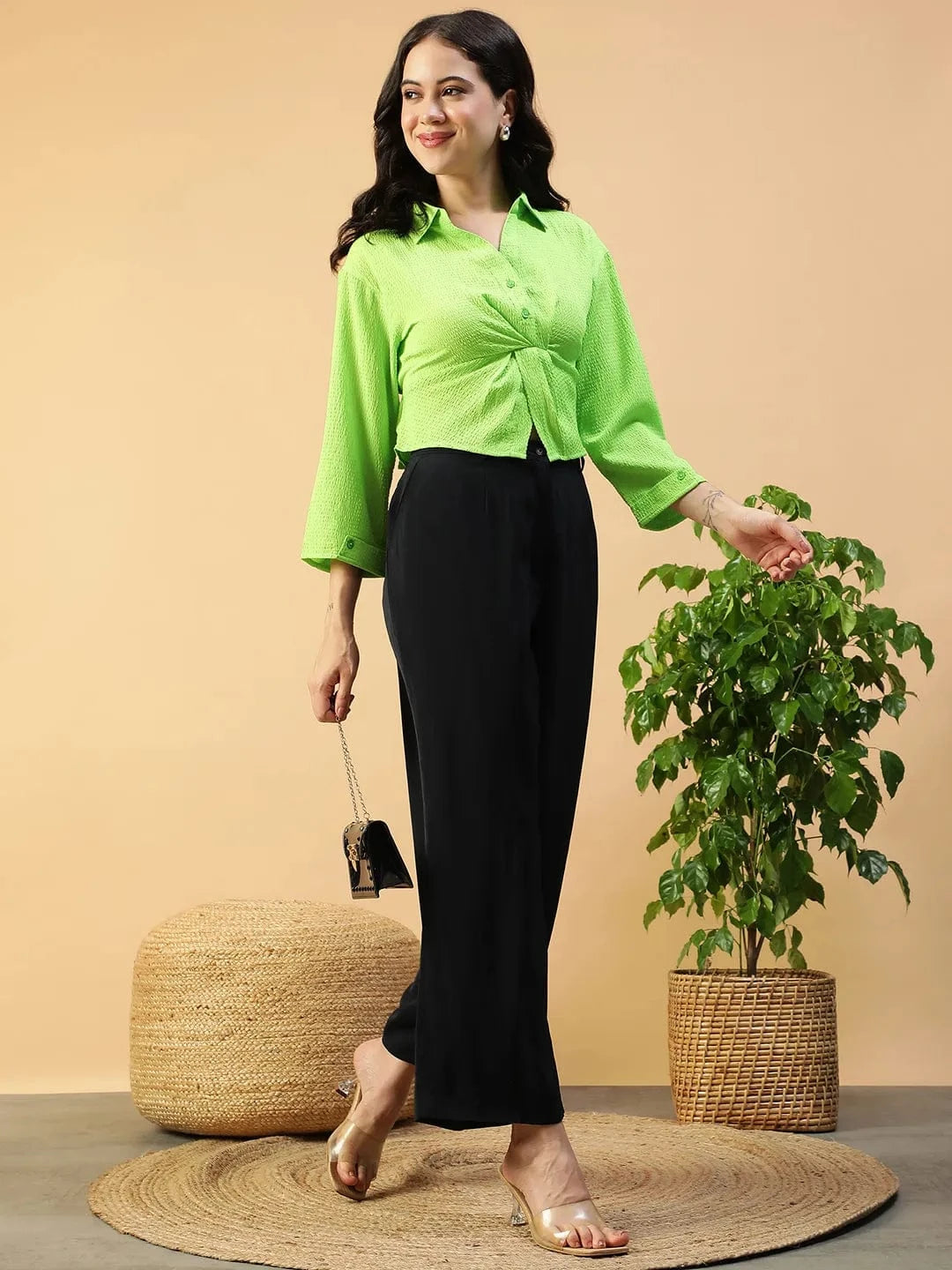 Women Green Shirt