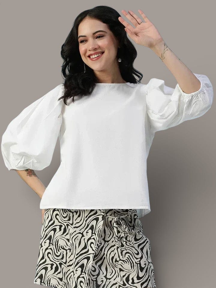 White Cotton Top