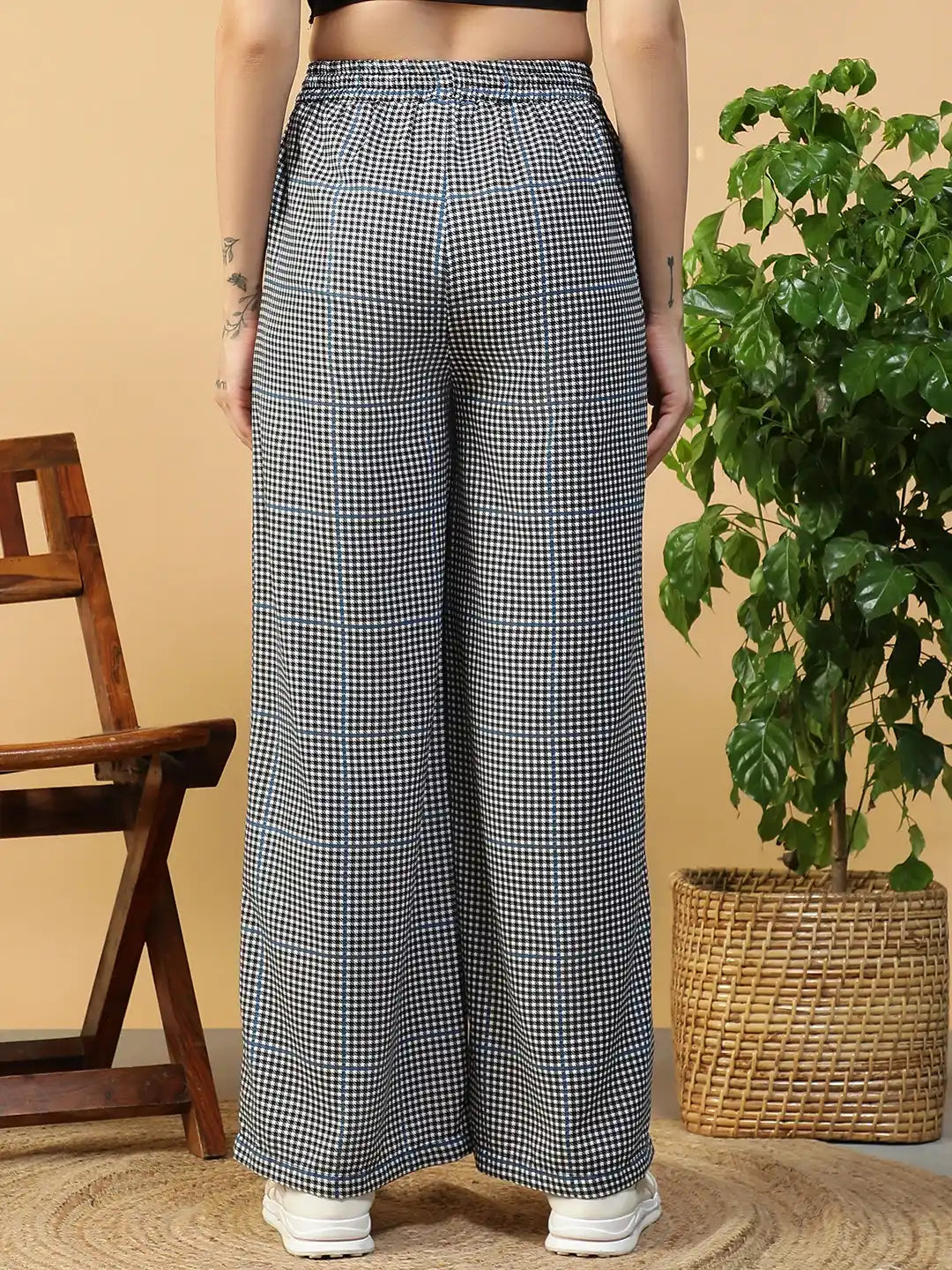 Black & White Check Pant