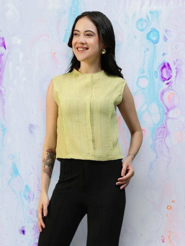 Women Yellow Top