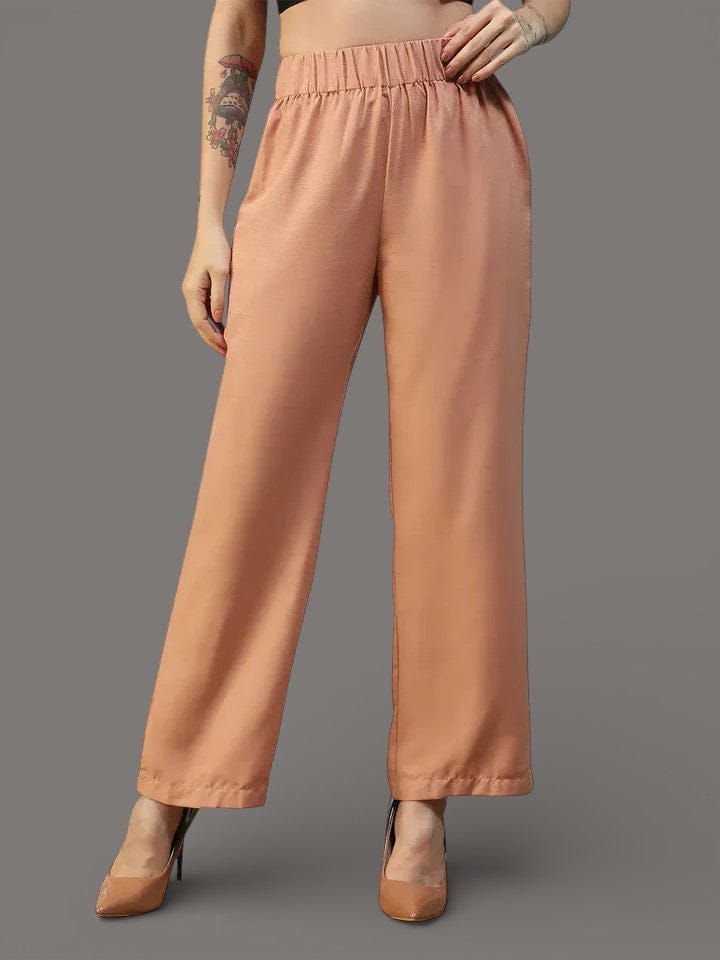 Peach Straight Pant
