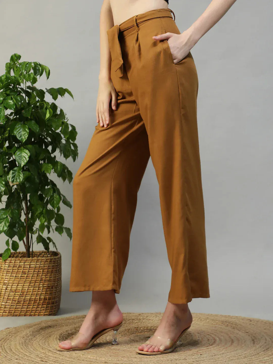Mustard Straight Pant