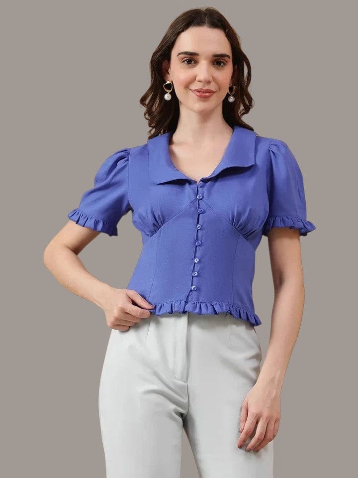 Women Blue Top