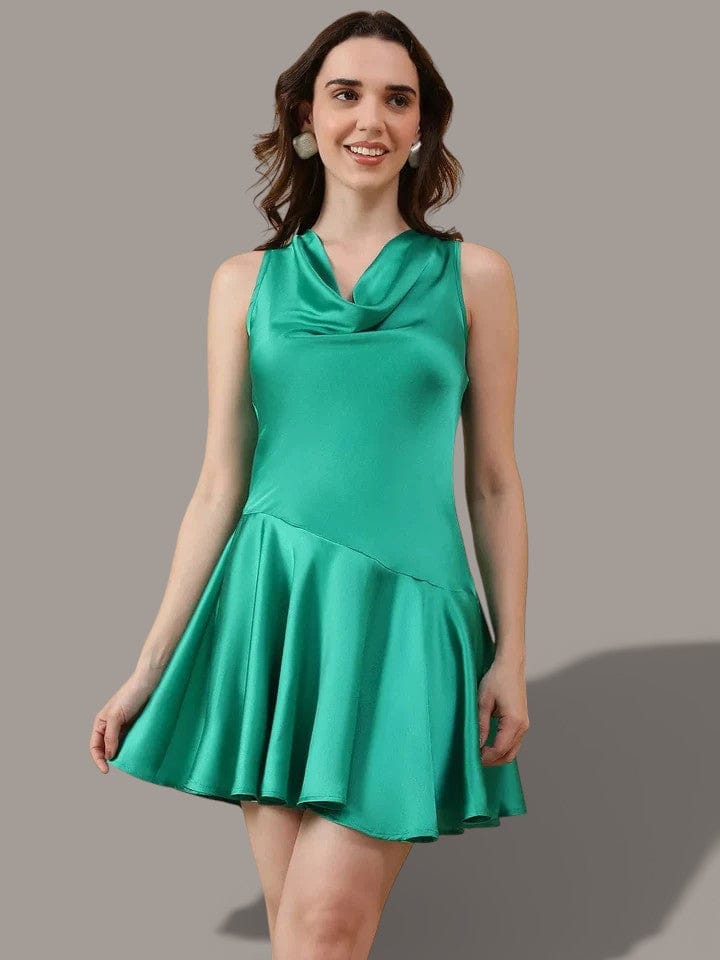 Women Green Dress