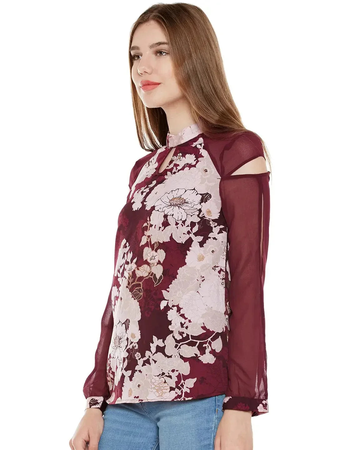 Multicolor Floral Long Sleeve Top - oxolloxo