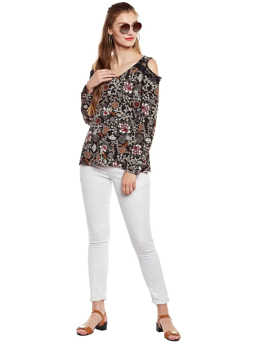 Floral Print Top - oxolloxo