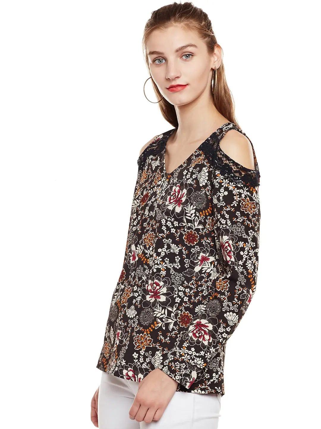 Floral Print Top - oxolloxo