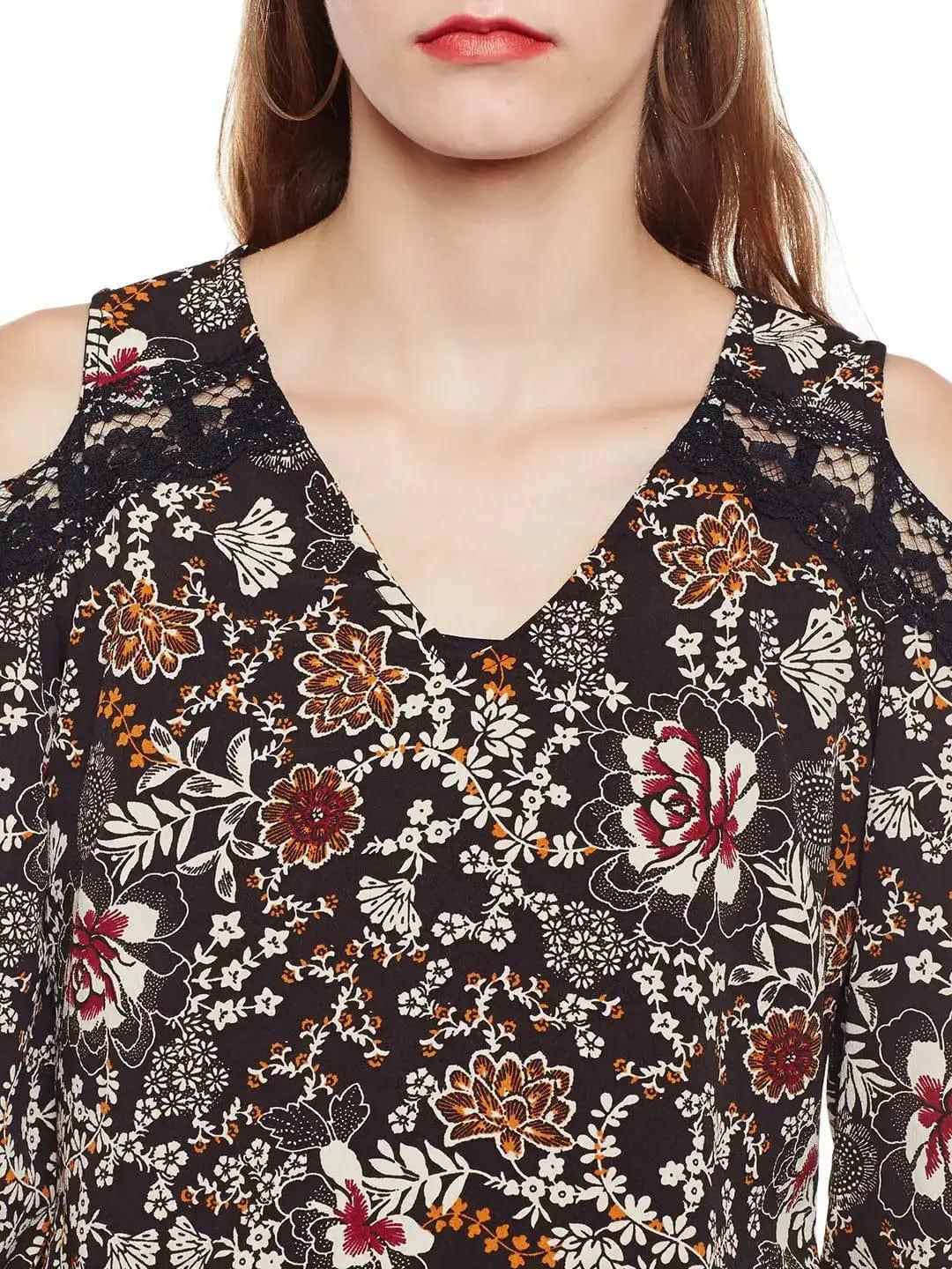 Floral Print Top - oxolloxo