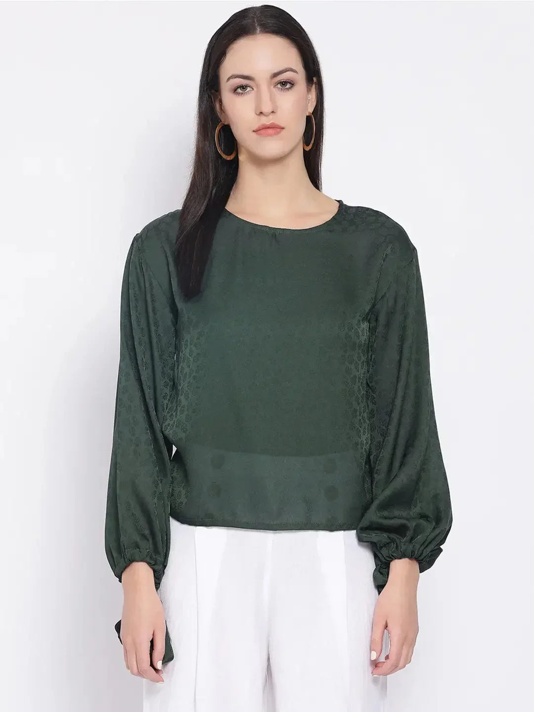 Olive Plush Women’S Top - oxolloxo