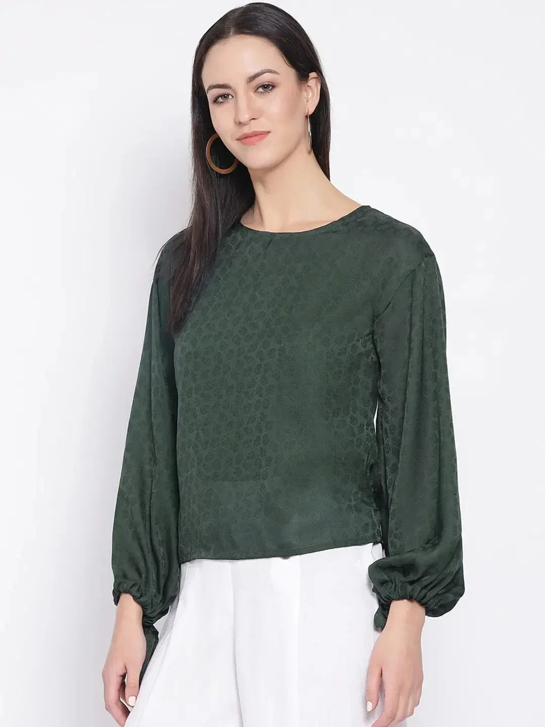Olive Plush Womenâ€™S Top - oxolloxo