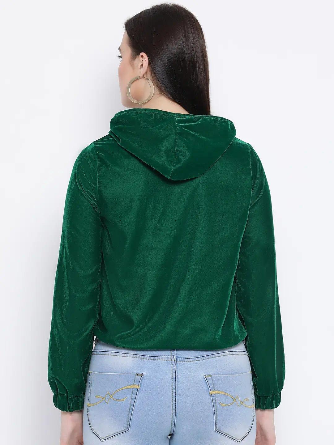 Forest Perrier Velvet Women’S Bomber