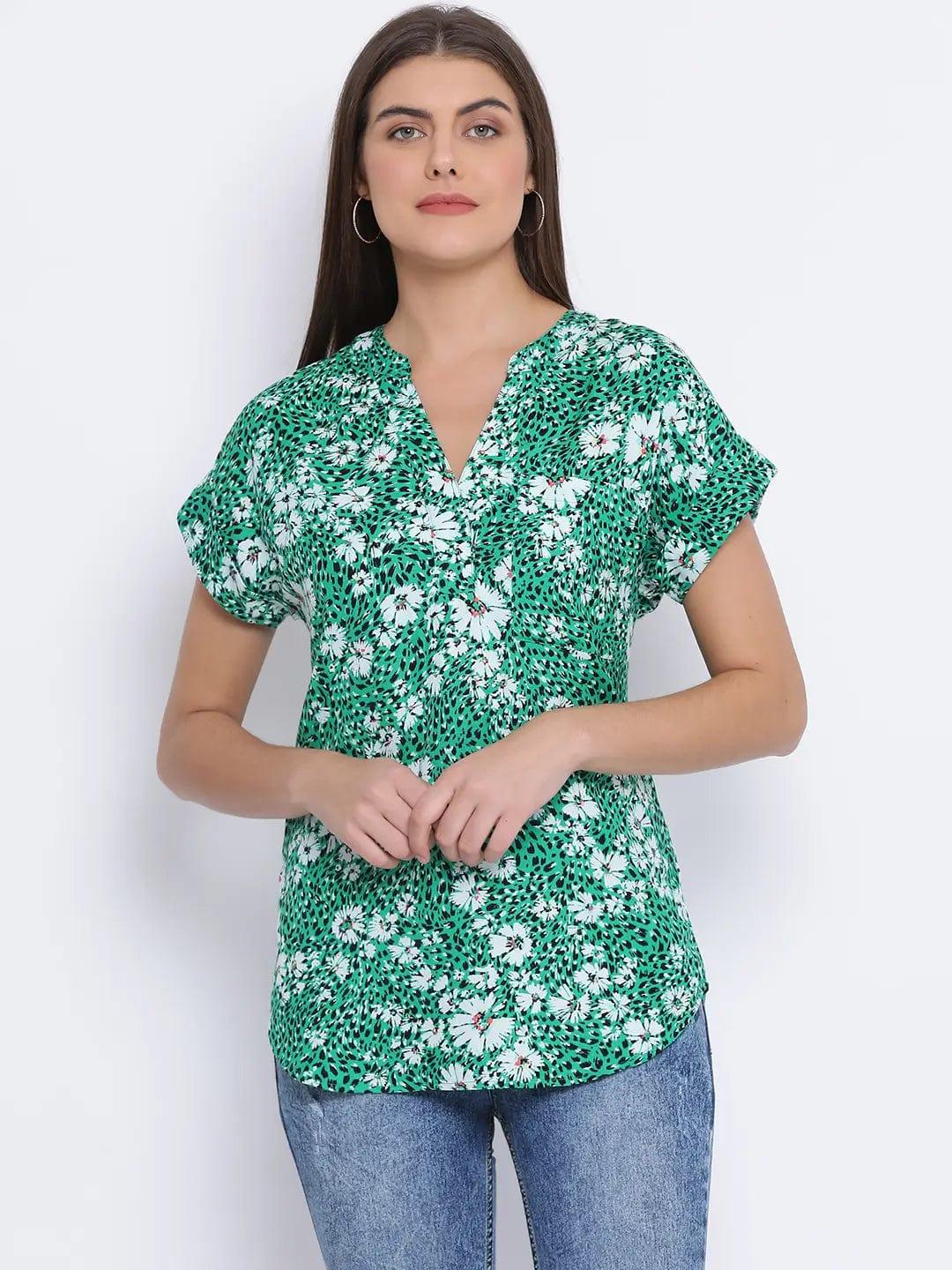 Tropical Shade Women Top - oxolloxo