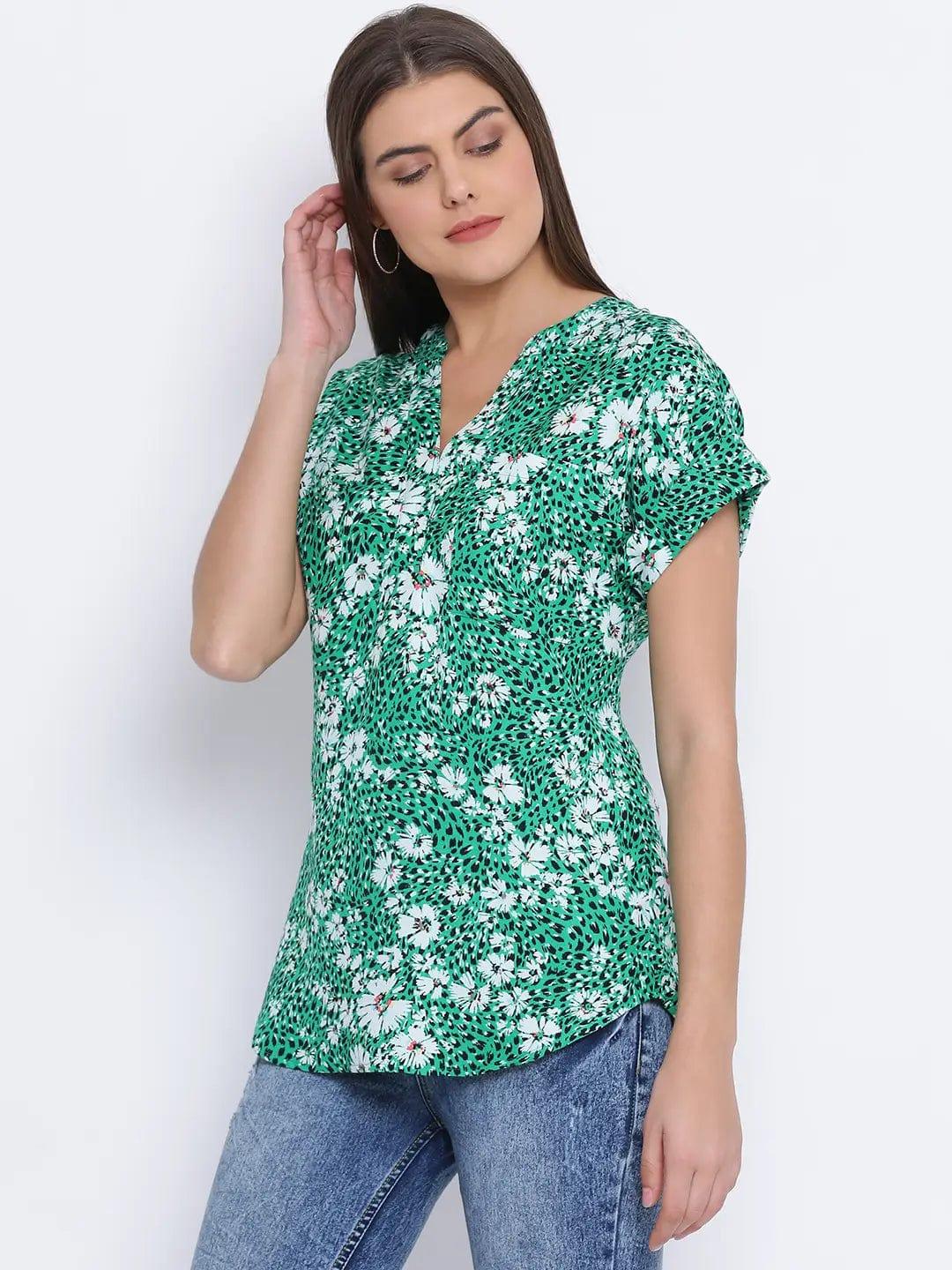 Tropical Shade Women Top - oxolloxo