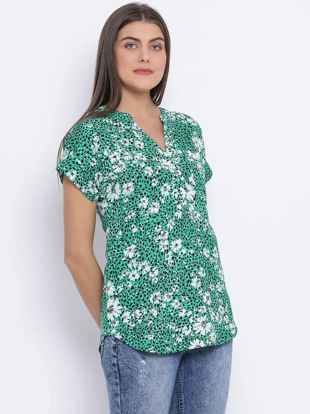 Tropical Shade Women Top - oxolloxo