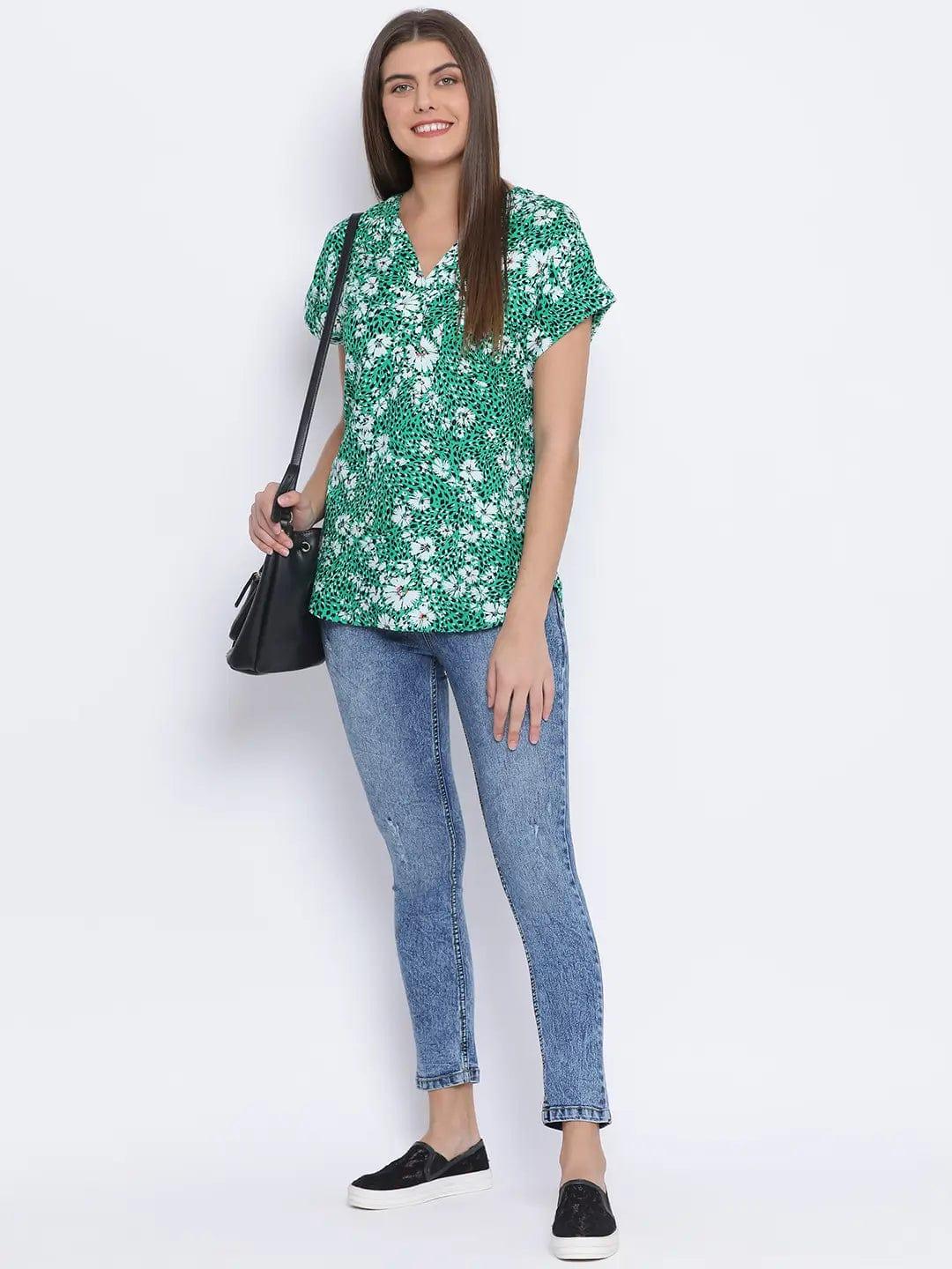 Tropical Shade Women Top - oxolloxo