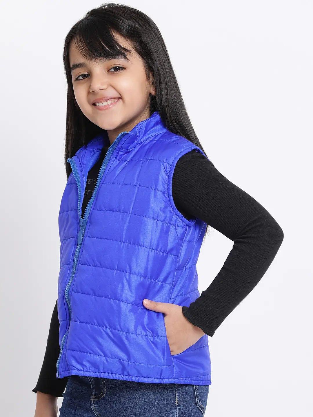 Ocean Symphony Girl Quilted Bomber Jacket