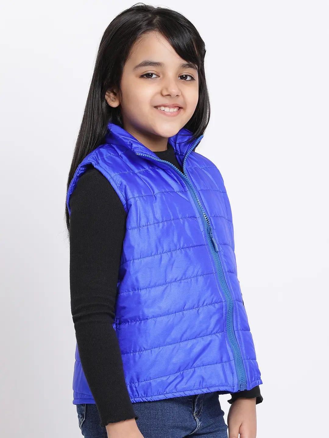 Ocean Symphony Girl Quilted Bomber Jacket