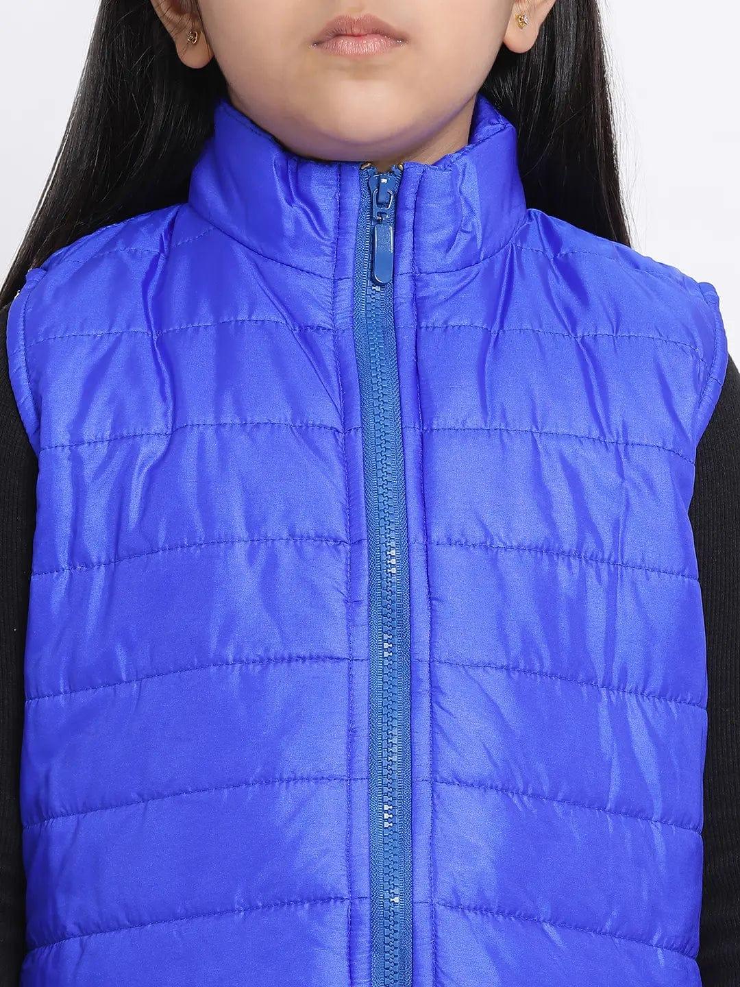 Ocean Symphony Girl Quilted Bomber Jacket