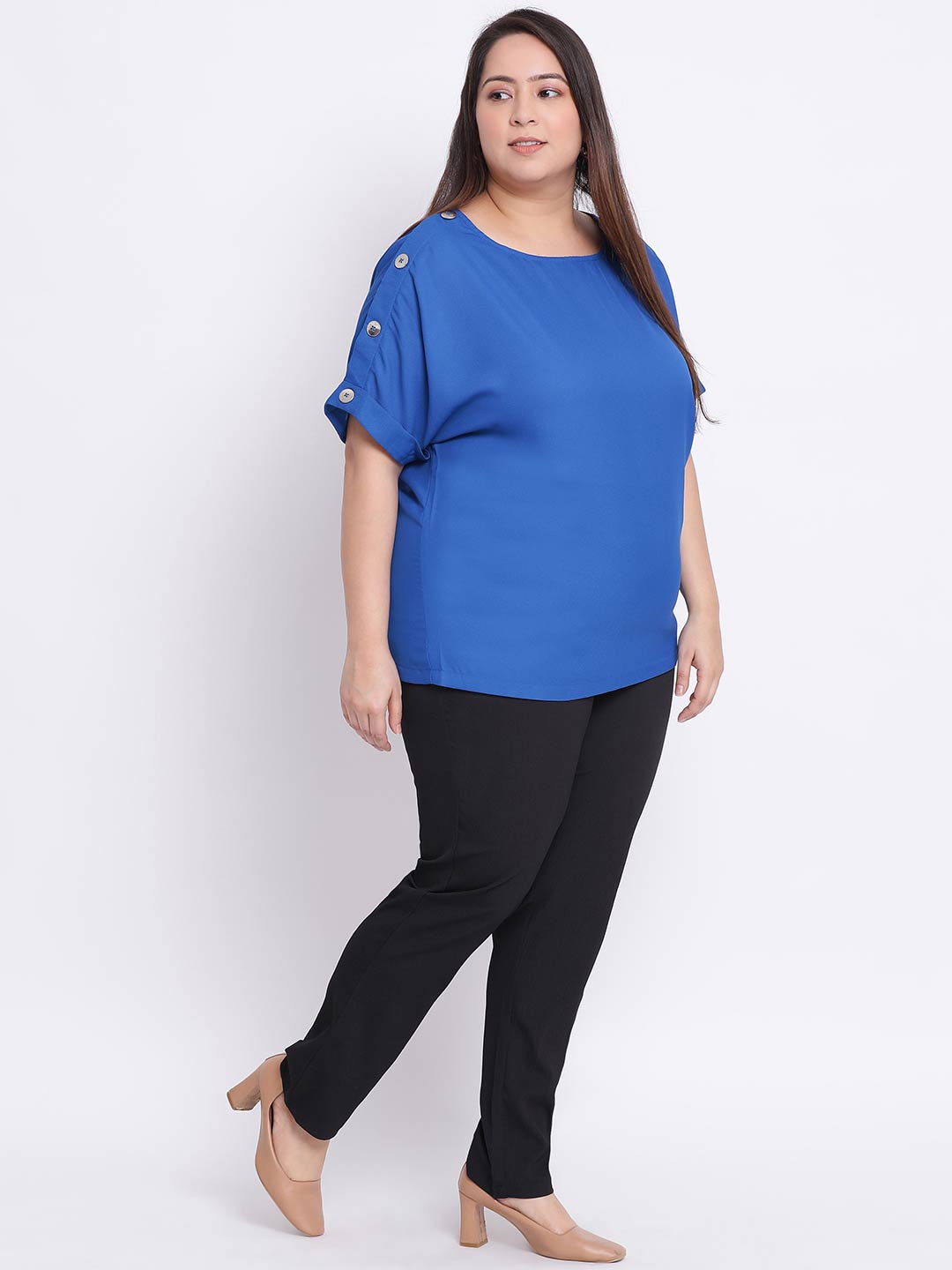 Black Delta Plus Size Pant For Comfortable Daily Wear