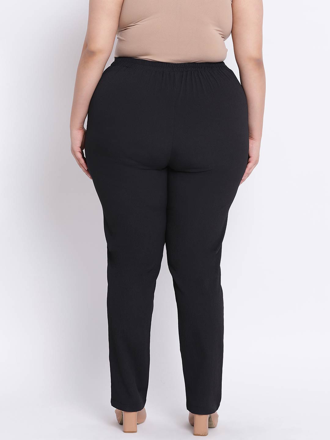 Black Delta Plus Size Pant For Comfortable Daily Wear