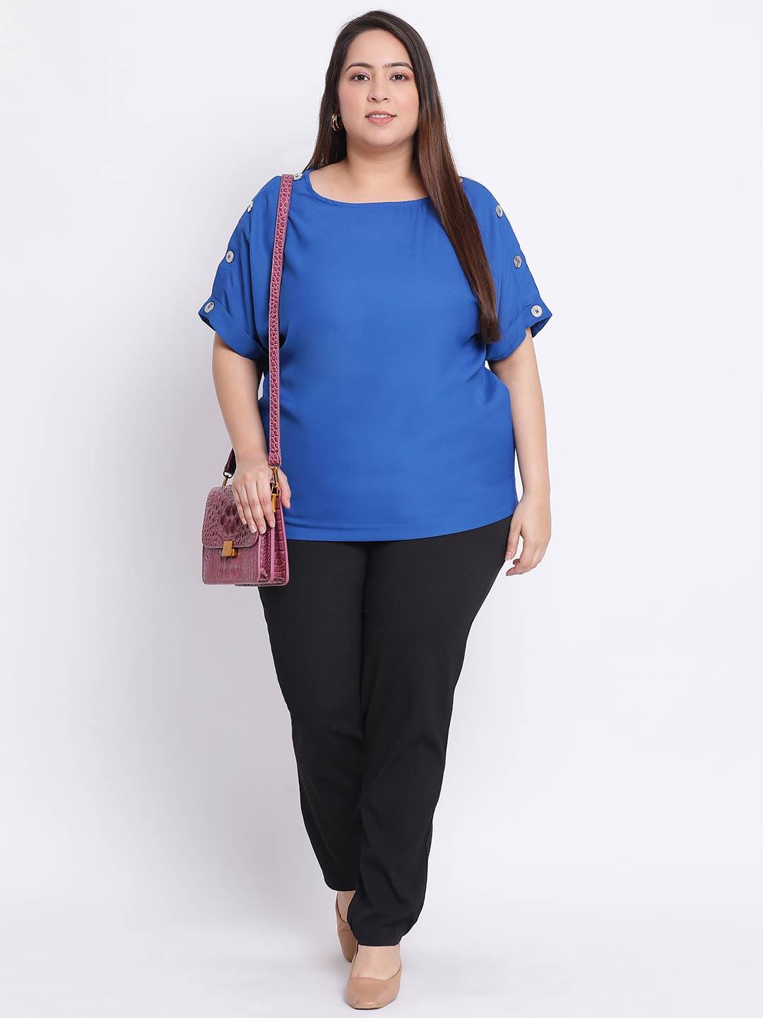 Black Delta Plus Size Pant For Comfortable Daily Wear