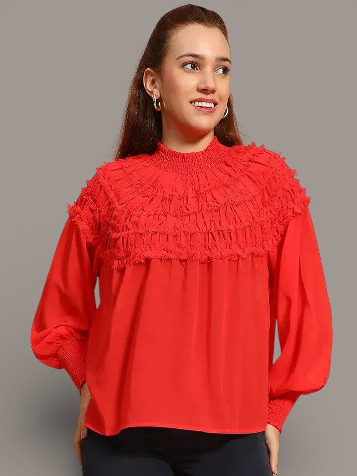 Women Red Top