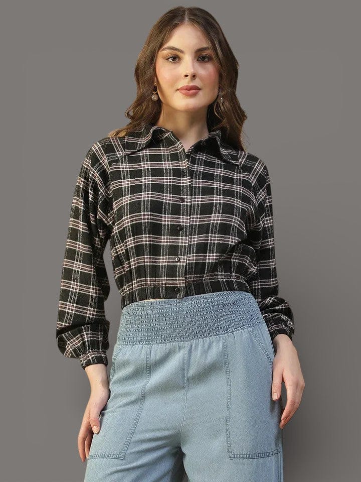 Multicolor Check Cotton Shirt