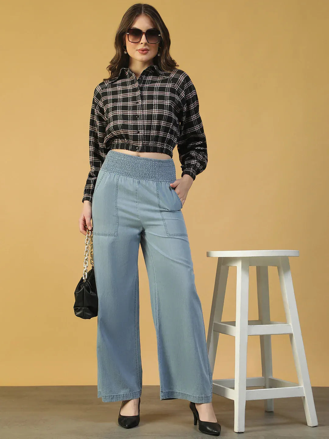 Multicolor Check Women’s Shirt