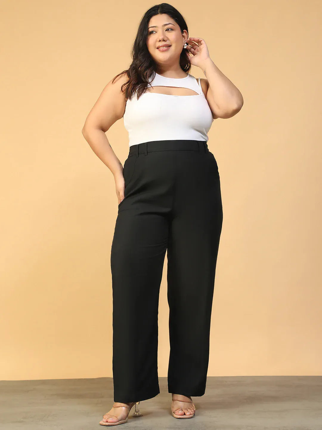 Plus Size Black Pant