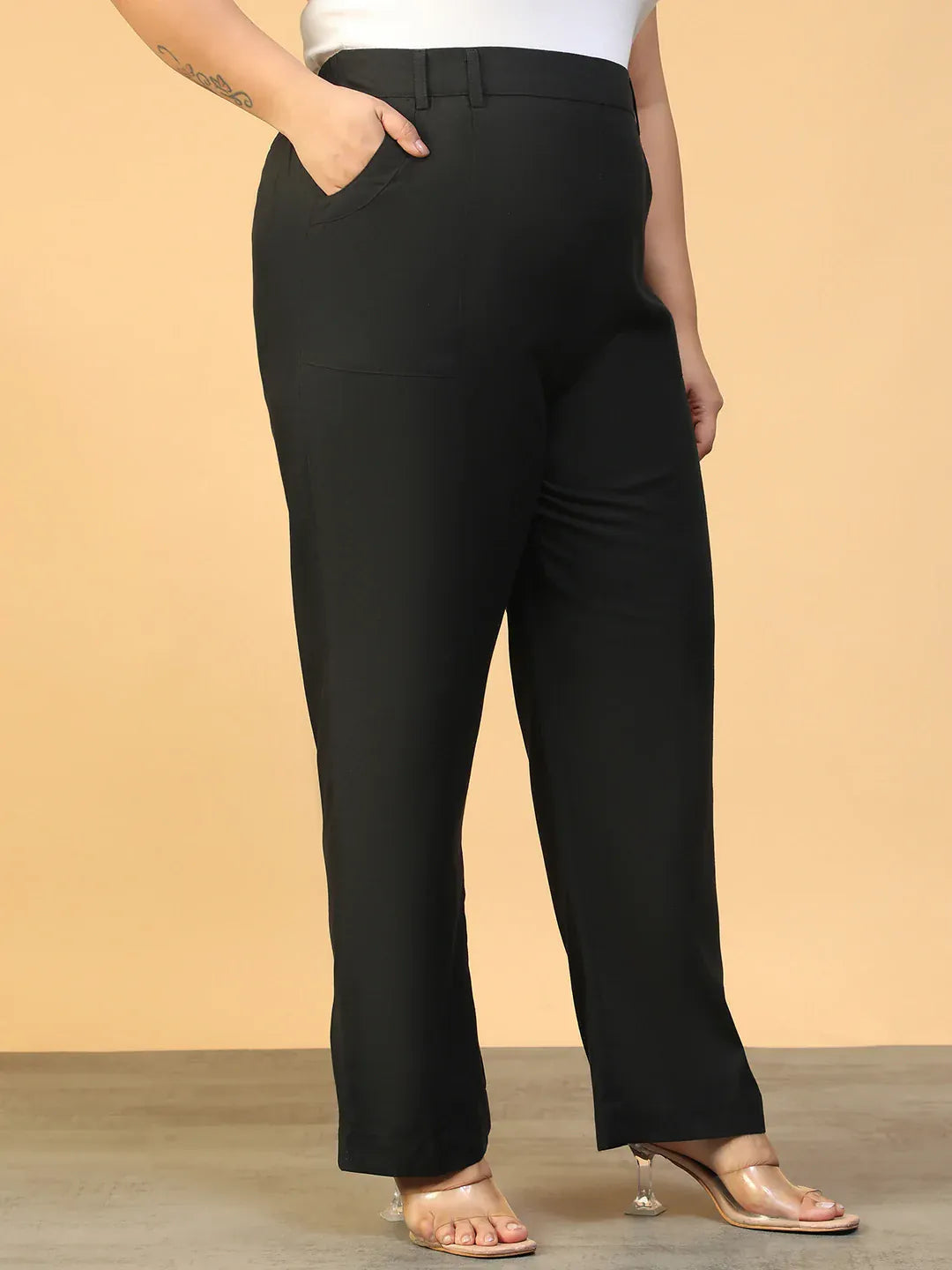 Plus Size Black Pant