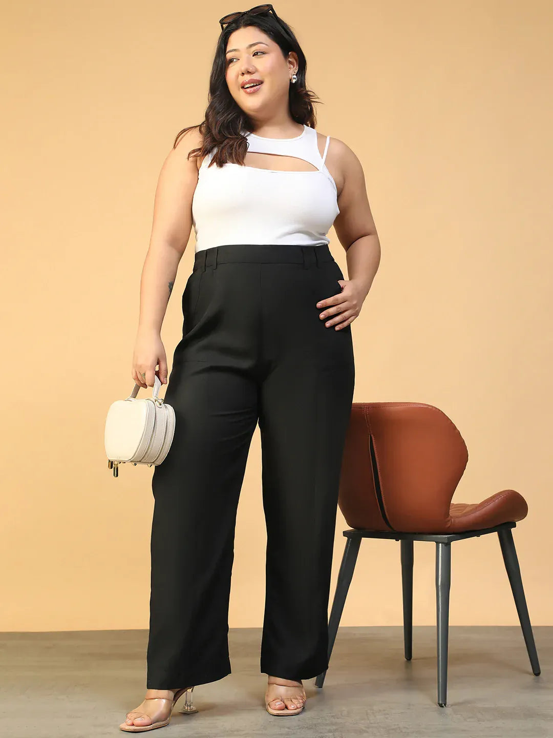 Plus Size Black Pant