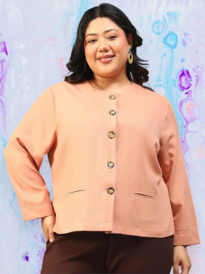 Plus Size Peach Top