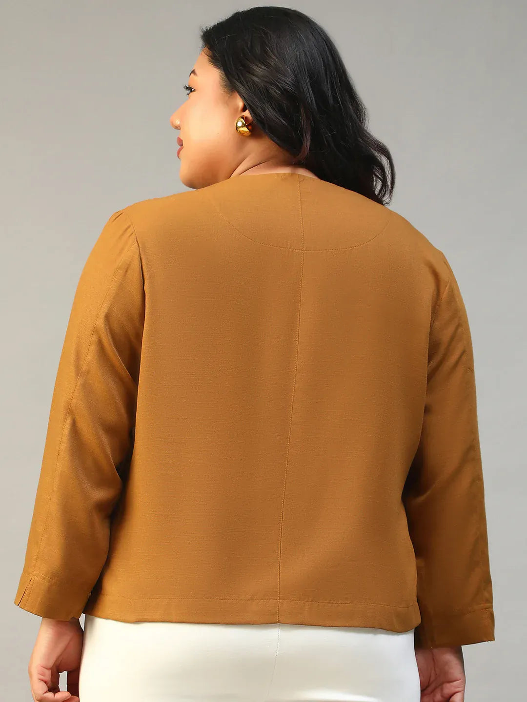 Mustard Plus Size Women's Top