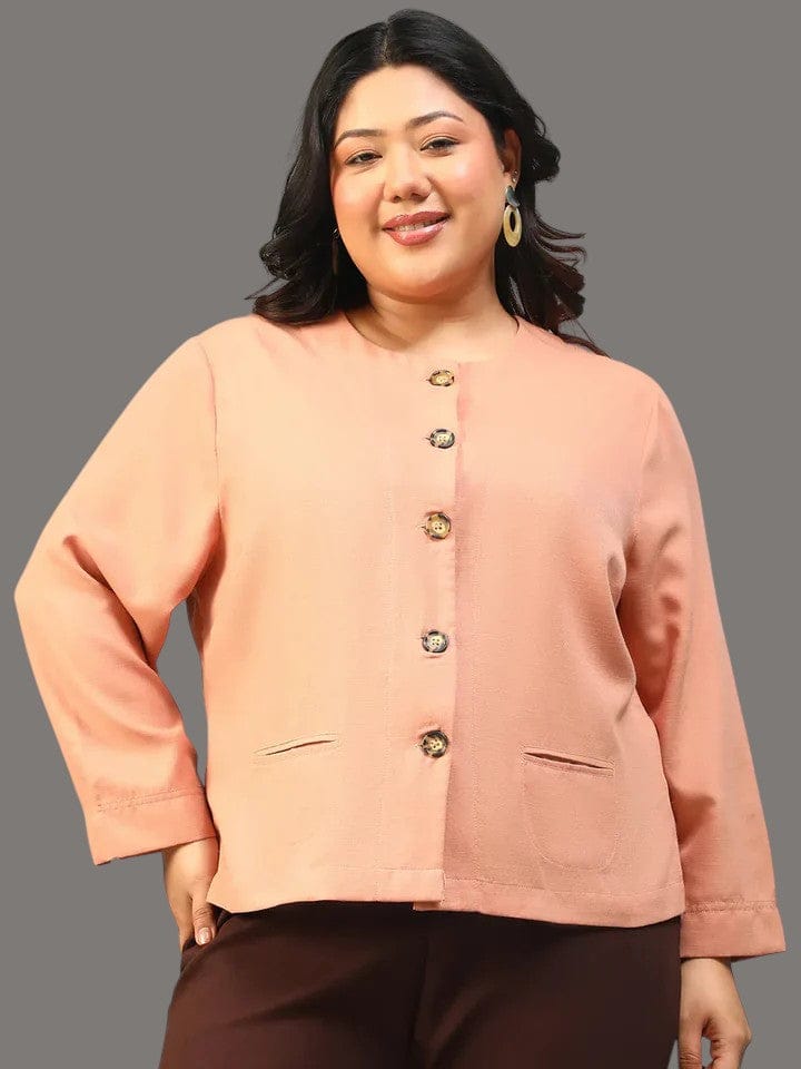 Plus Size Peach Top
