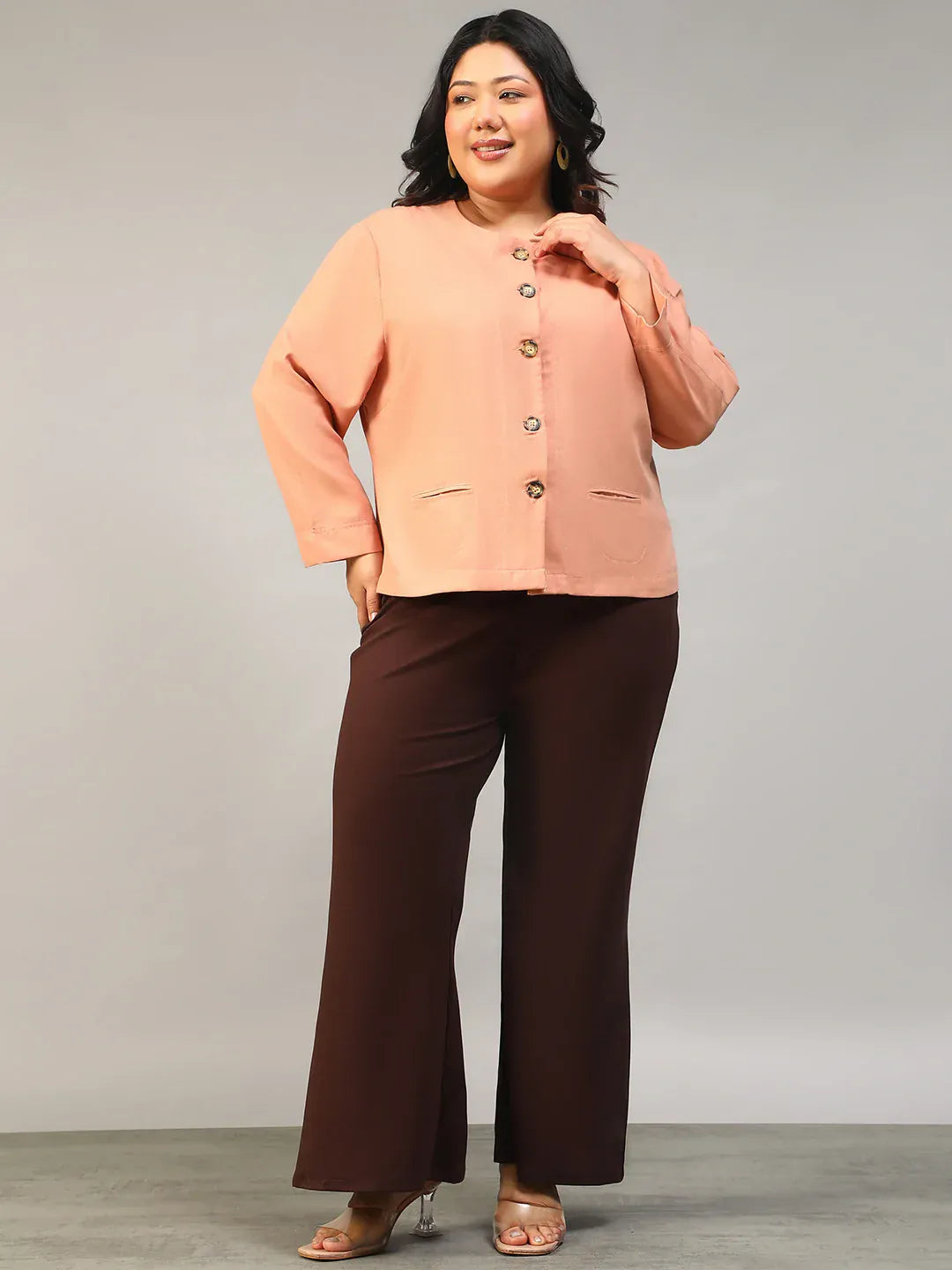 Plus Size Peach Top