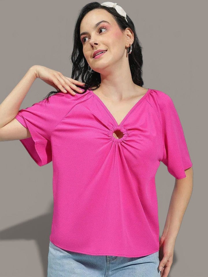 Women Pink Top