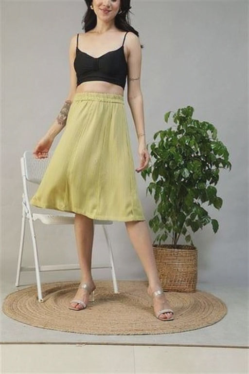 Women's Yellow Skirt